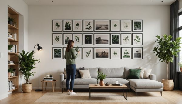 Comment habiller un grand mur blanc facilement ?
