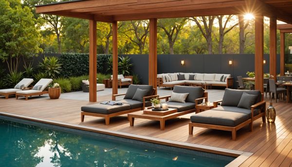 Une terrasse en bois exotique chic et durable