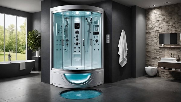 Transformez votre douche avec une cabine hydromassante élégante