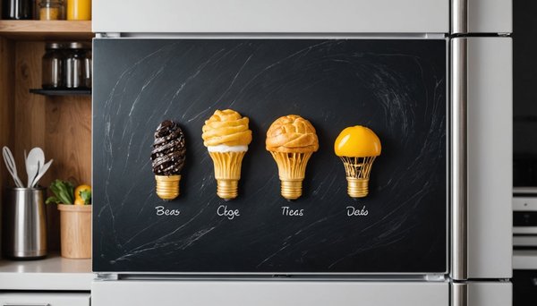 Idées pour utiliser une ardoise magnétique sur votre frigo